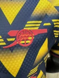 2025-26 Arsenal Blue Yellow Special Edition Player Version Soccer Jersey