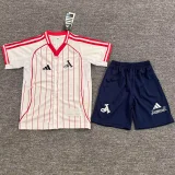 2025-26 Arsenal  White Casual Edition Kids Baseball Jersey