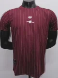 2025-26 Arsenal Brown Red Casual Edition Player Version Training shirts