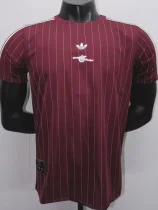 2025-26 Arsenal Brown Red Casual Edition Player Version Training shirts