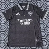 2025-26 Arsenal Black Polo Short Sleeve