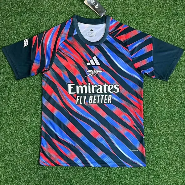 2025-26 Arsenal Green Red Fans Training Shirts