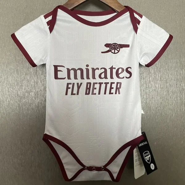 2025-26 Arsenal  White Baby Infant Crawl Suit