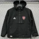 25-26 Arsenal  Black Outdoor Jackets #Y014冲锋衣