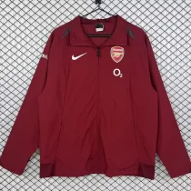 25-26 Arsenal Jujube red Retro Windbreaker