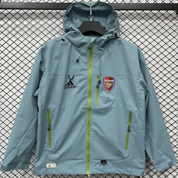 25-26 Arsenal Green Outdoor Jackets #Y014冲锋衣