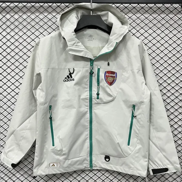 25-26 Arsenal Gray Outdoor Jackets #Y014冲锋衣