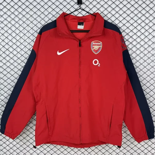 25-26 Arsenal Red Retro Windbreaker
