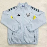 25-26 Arsenal Light gray Windbreaker (黑边)