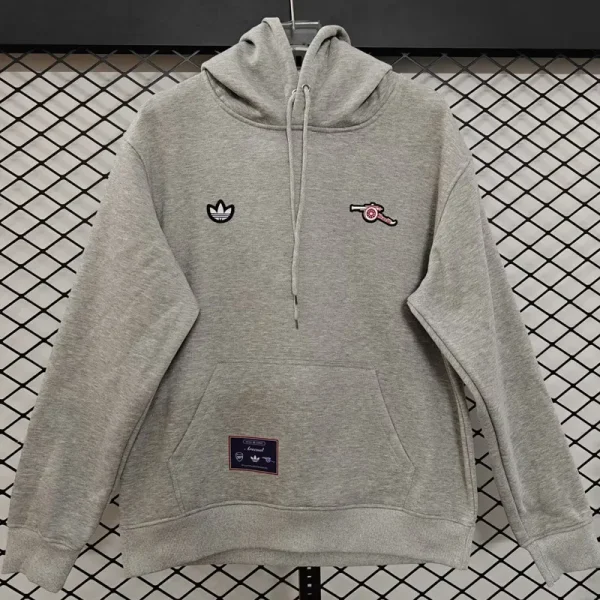 25-26 Arsenal Grey Hoody 灰色(加绒)