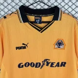 1998-1999 Wolves Home Retro Soccer Jersey