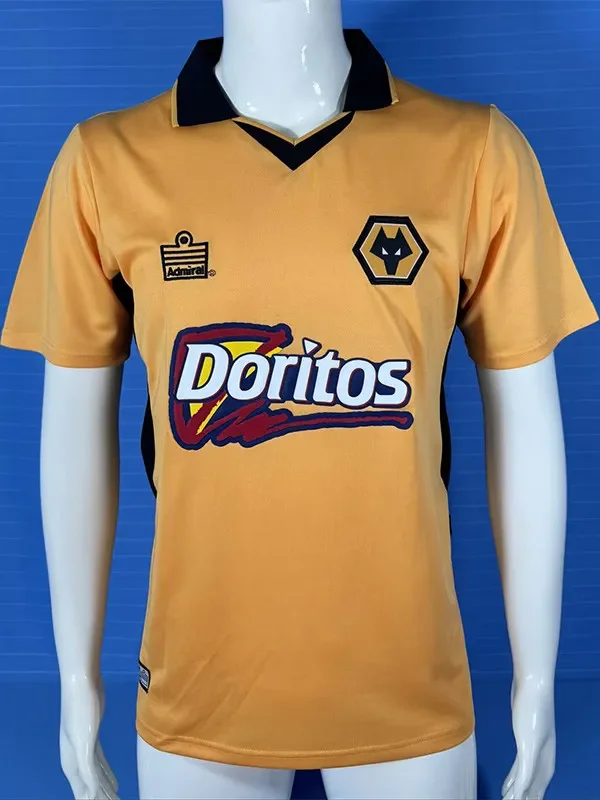 2002-2003 Wolves Home Retro Soccer Jersey