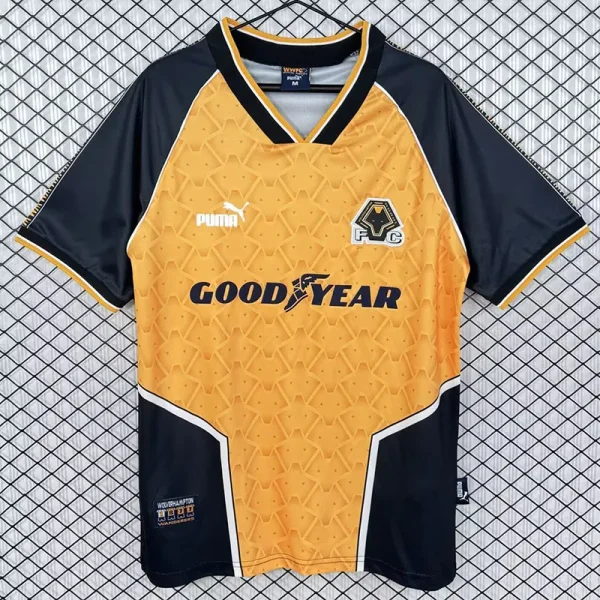 1996-1998 Wolves Home Retro Soccer Jersey