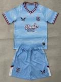 25-26 Burnley Away Kids Soccer Jersey