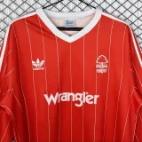 1982-1984 Nottingham Forest Home Long Sleeve Retro Soccer Jersey (长袖)