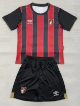 25-26 Bournemouth Home Kids Soccer Jersey