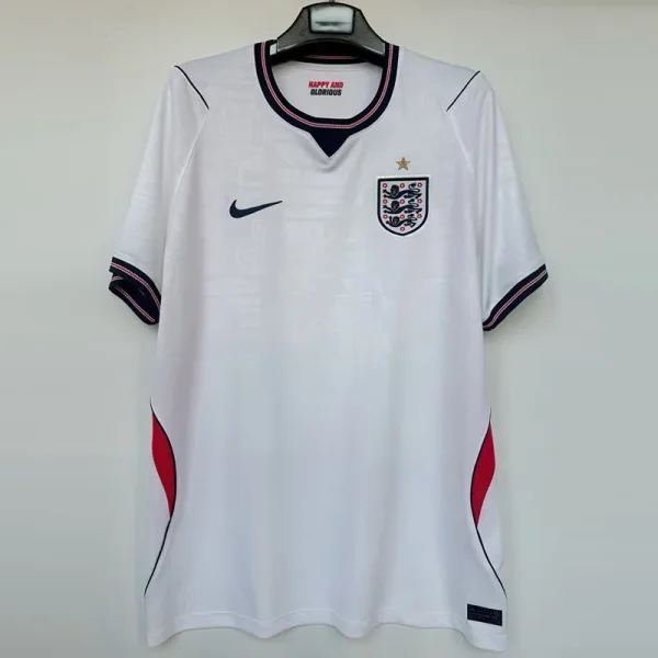 26-27 England Home  Fans Soccer Jersey