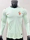 26-27 France Away Long Sleeve Player Version Soccer Jersey (长袖球员)