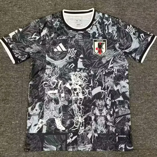 25-26 Japan Special Edition Fans Soccer Jersey (赛亚人黑色)