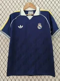 2025-26 Real Madrid  Royal blue Casual Edition Fans Training Shirts (有领)宝蓝