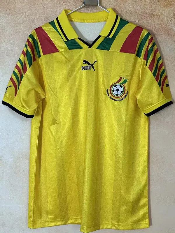 2026-27 Ghana Yellow Polo Short Sleeve