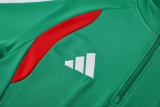 2026-27 Algeria Green Half Pull Tracksuit (半拉链)
