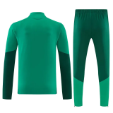 2026-27 Algeria Green Half Pull Tracksuit (半拉链)