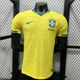 26-27 Brazil Home Player Version Soccer Jersey
