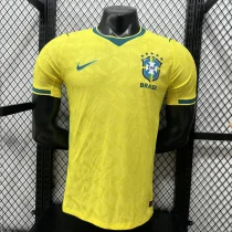 26-27 Brazil Home Player Version Soccer Jersey