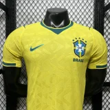 26-27 Brazil Home Player Version Soccer Jersey