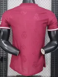 2025-26 Real Madrid Brown Red Player Version Training Shirts