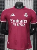 2025-26 Real Madrid Brown Red Player Version Training Shirts