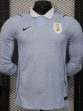 2026-27 Uruguay Home Long Sleeve Player Version Soccer Jersey (长袖球员)