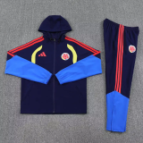 25-26 Colombia Royal blue Hoodie Jacket Tracksuit