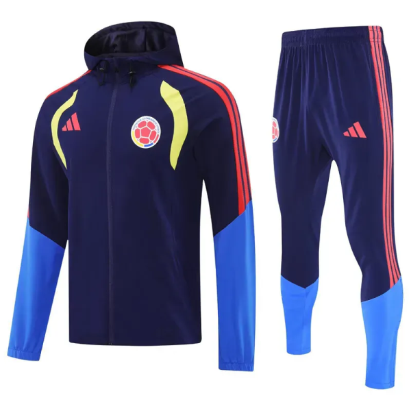 25-26 Colombia Royal blue Hoodie Jacket Tracksuit