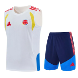 2026-27 Colombia White Tank top and shorts suit