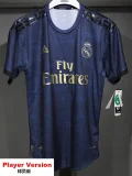 2019-2020 Real Madrid Away Player Version 球员 Retro Soccer Jersey
