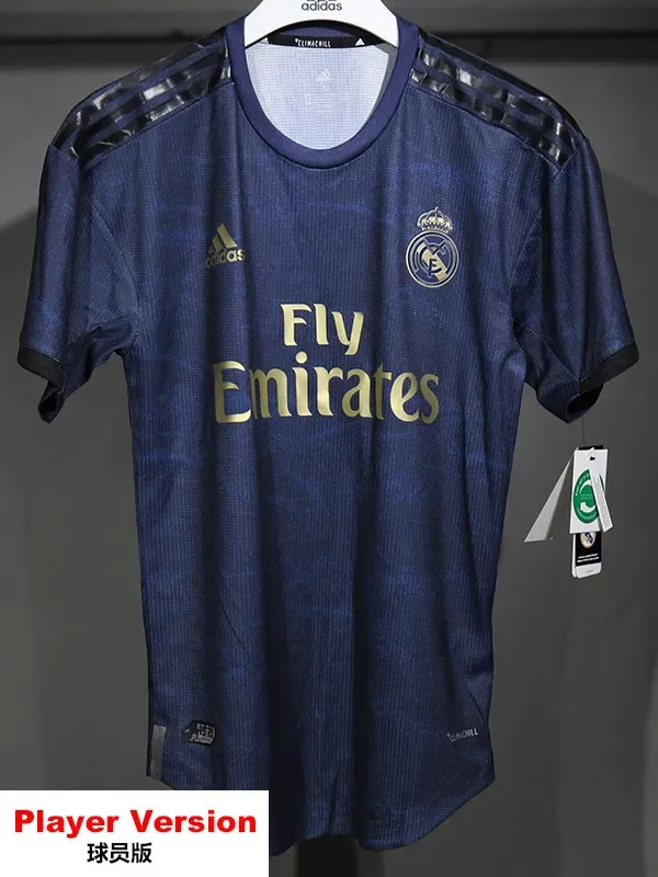 2019-2020 Real Madrid Away Player Version 球员 Retro Soccer Jersey
