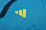 2026-27 Spain Lake blue Half Pull Tracksuit (半拉链)
