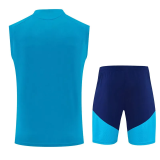 2026-27 Spain Lake blue Tank top and shorts suit