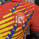 2026-27 Spain Red Blue Special Edition Player Version Soccer Jersey