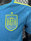 2026-27 Spain Blue Goalkeeper Player Version Soccer Jersey