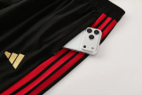 25-26 Belgium Black Hoodie Jacket Tracksuit
