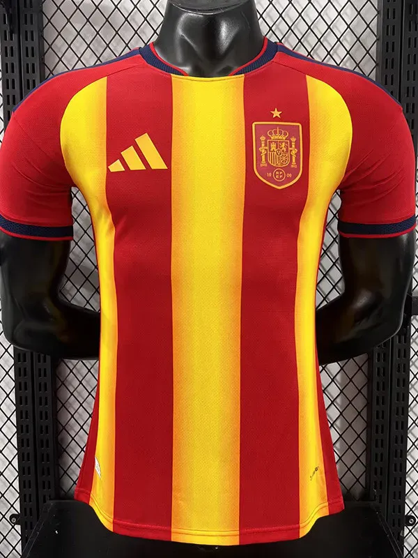 2026-27 Spain Red Yellow Special Edition Player Version Soccer Jersey