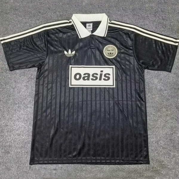 2025 Ad Oasis Joint Edition Black Polo Short Sleeve