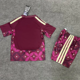 2026-27 Italy Brown Red Goalkeeper Kids Soccer Jersey