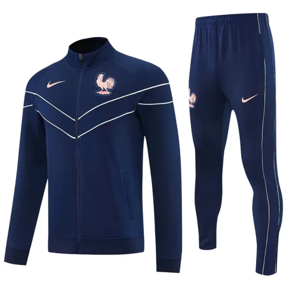 2026-27 France Royal blue Jacket Tracksuit