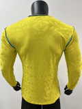 2026-27 Brazil Home Long Sleeve Player Version Soccer Jersey (长袖球员)