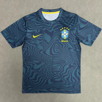 2026-27 Brazil Green Black Training shirts
