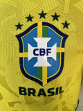 2026-27 Brazil Home Long Sleeve Player Version Soccer Jersey (长袖球员)